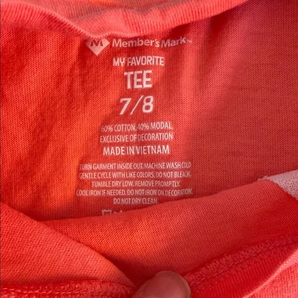 Vibrant Kids' Coral and Ombre Tees - Picture 2 of 6